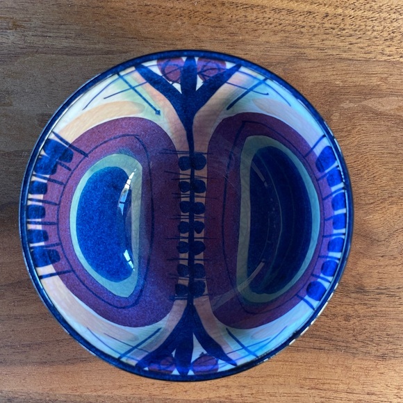 Vintage Royal Copenhagen TENERA Faience Rice Bowl By Inge-Lise Koefoed 137/2196 - Picture 3 of 14